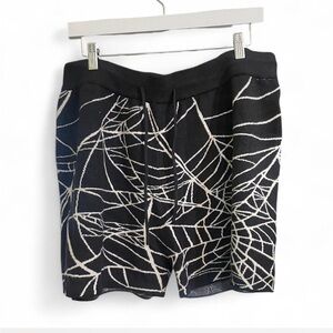 Fox Blood spiderweb Knit shorts